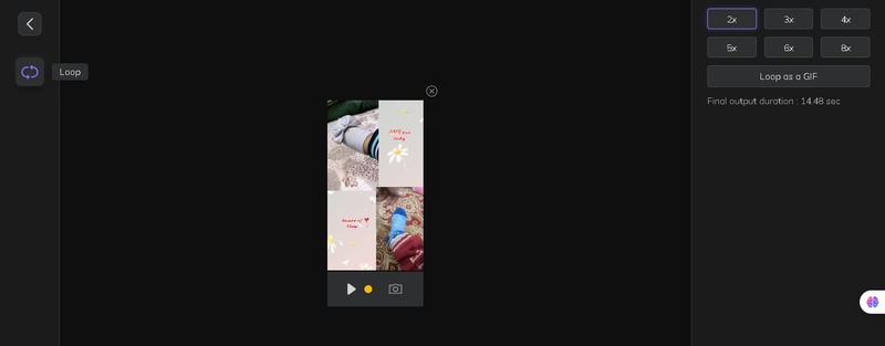 instagram loop a video