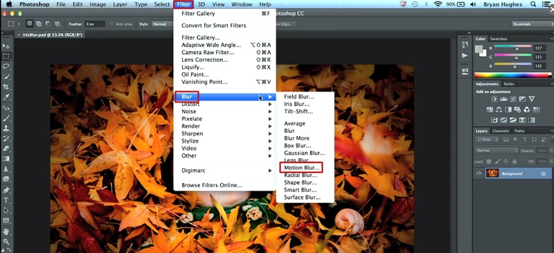 motion blur effect ai