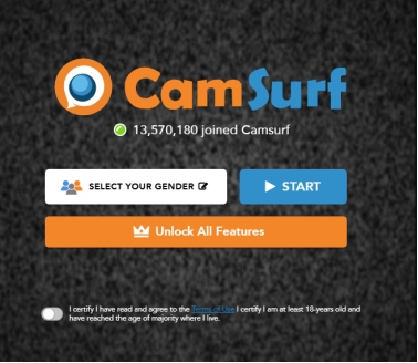 omegle の代わりのサイト camsurf