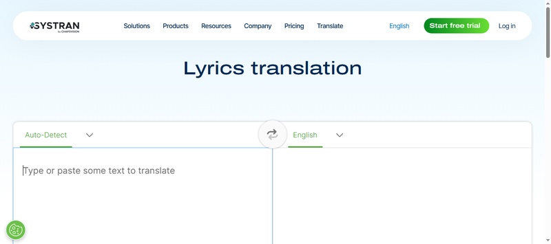 open the translator tool