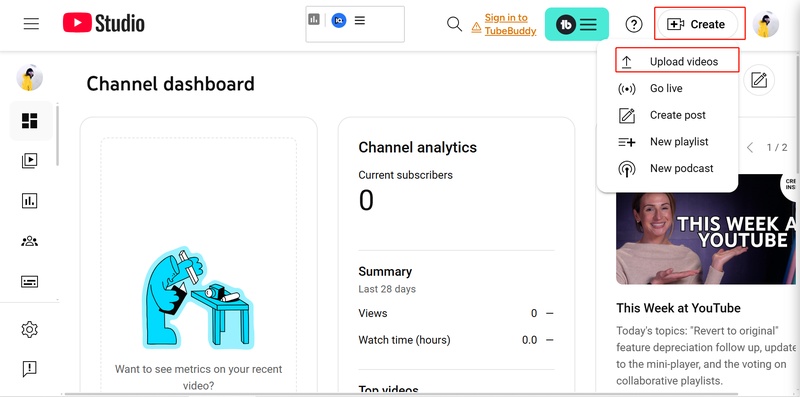 share video from youtube to instagram