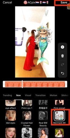 tiktok mermaid filter effect