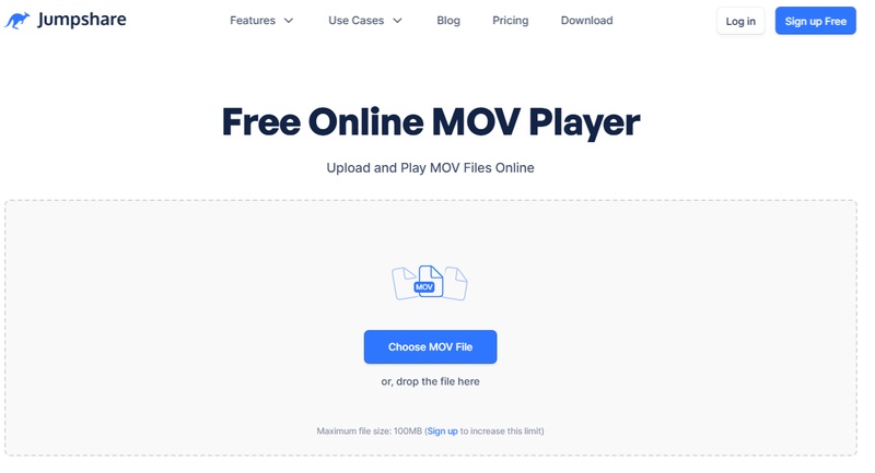 jumpshare mov player
