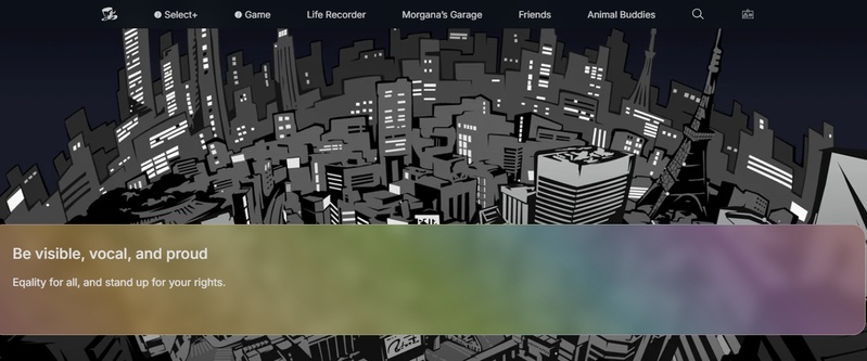 website interface of jokerm