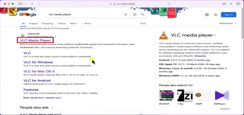 xvid video codec vlc mac
