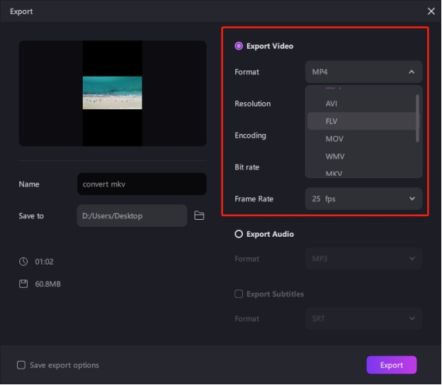 edimakor convert mkv