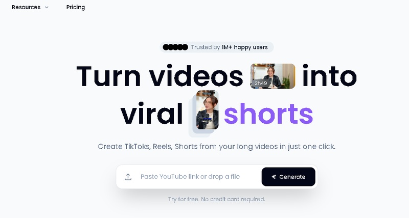 2short ai alternative free clap ai