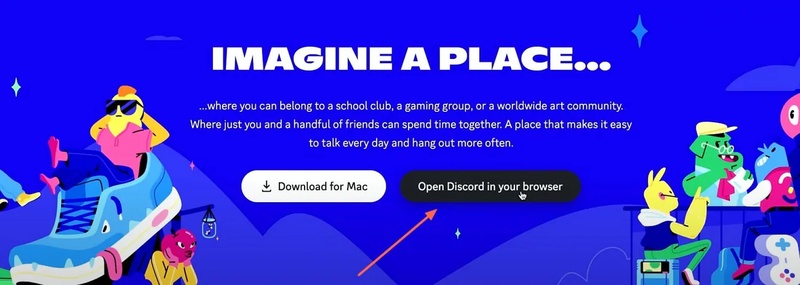 Access Discord and Open the Platform