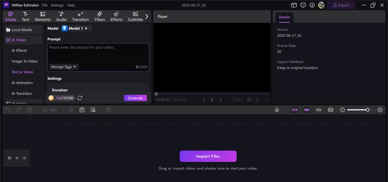 ai video generator alternative hitpaw edimakor