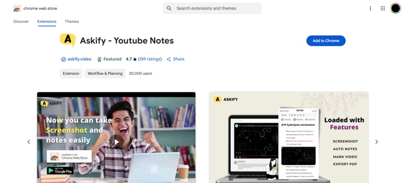 askify youtube筆記