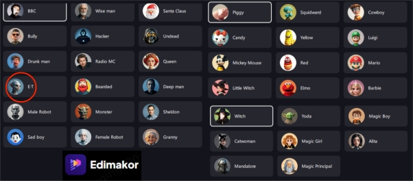 choose a voice effect