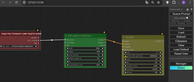 comfyui sdxl text to video open ksampler