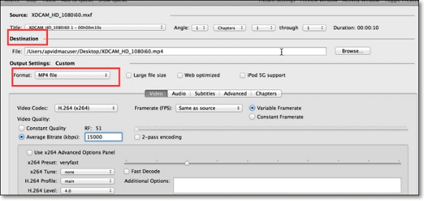 convert mxf file to mp4 online free
