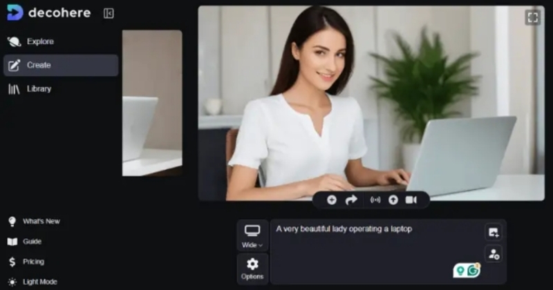 decohere ai video generator
