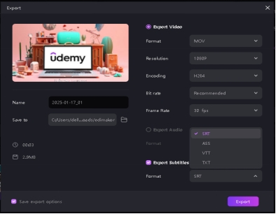 download subtitles file