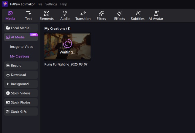 edimakor ai kung fu fighting