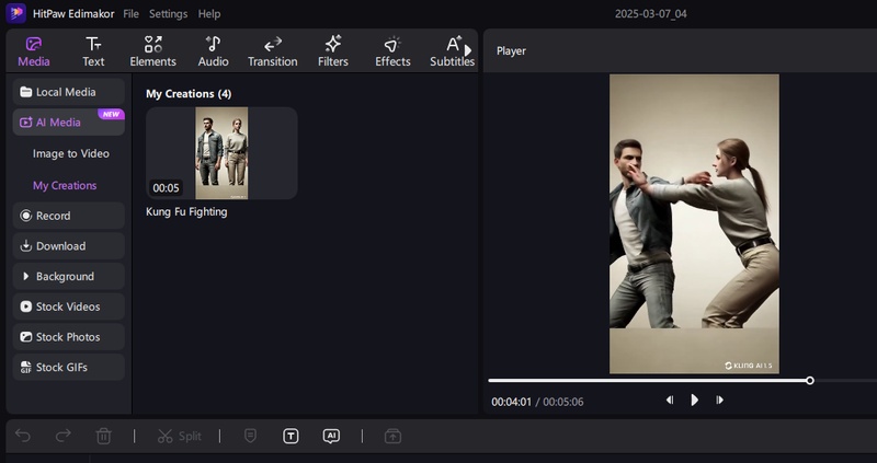 edimakor ai kung fu fighting