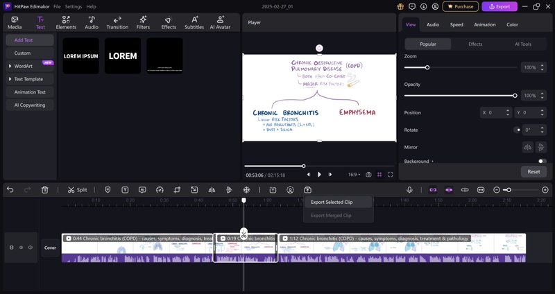 edimakor export clips