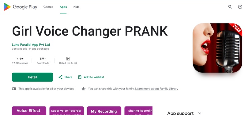 changing voice to different girl tones