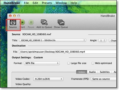 how to convert mxf to mp4 online