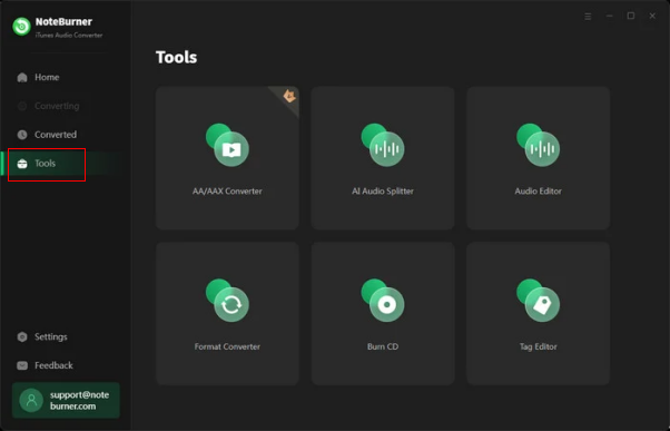 install the noteburner software
