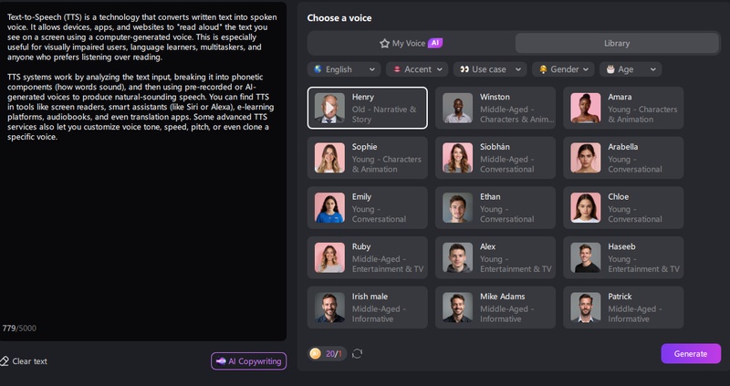 is text to speech free