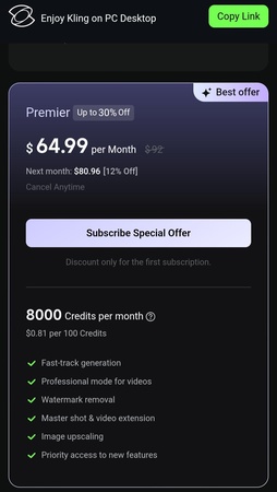 Kling Ai Pricing.Jpg