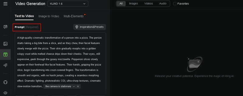 Kling ai video generator