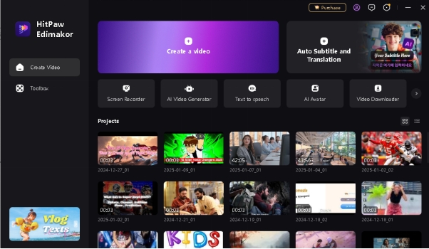 launch hitpaw edimakor ai video translator