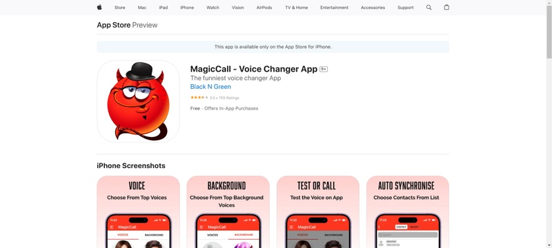 magiccall voice changer app