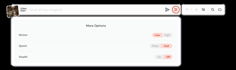 midjourney ai image to video generator scrub