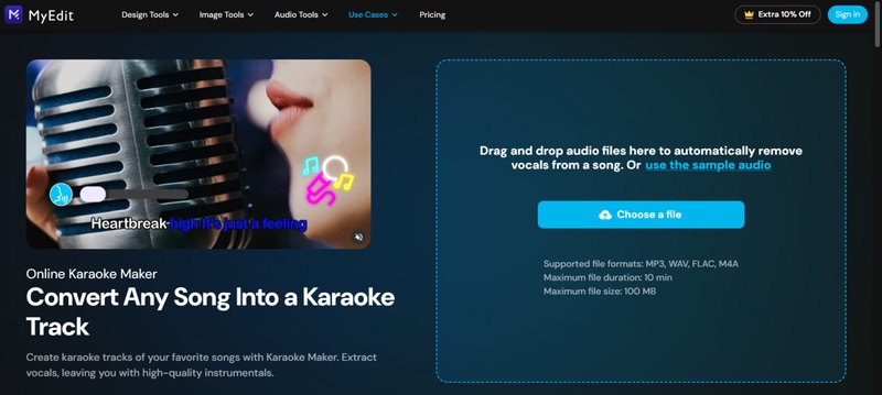 myedit karaoke maker