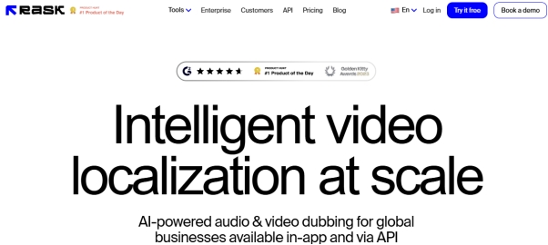 Rask AI 子供向け動画編集