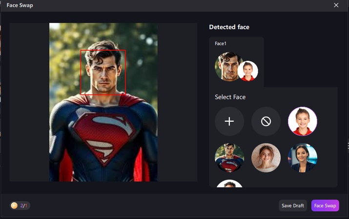remaker ai face swap background