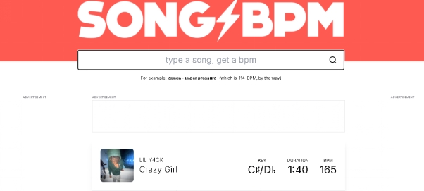 bpm 측정 도구-SongBpm