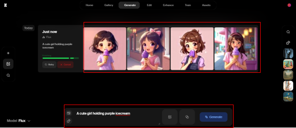 using krea ai image generator