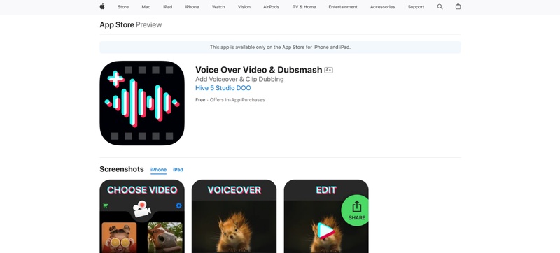 보이스오버 영상