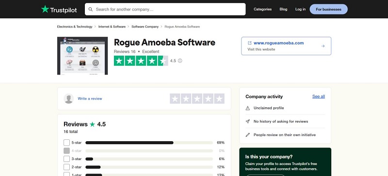 audio hijack trustpilot