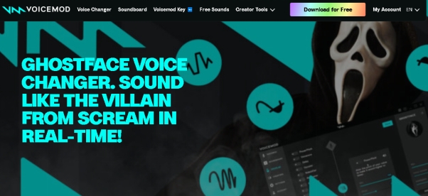 voicemod 고스트페이스 보이스 체인저 보이스