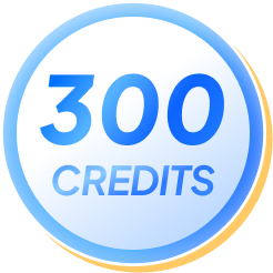 300 AI Credits