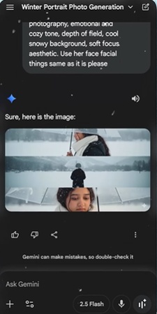 ai snow trend gemini