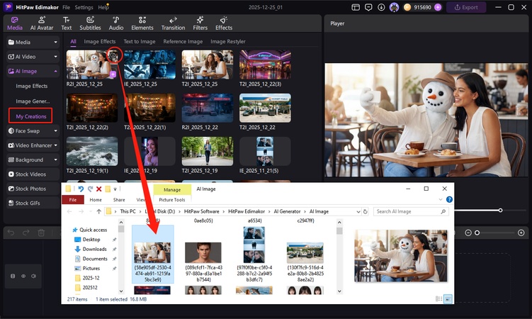 ai frosty the snowman