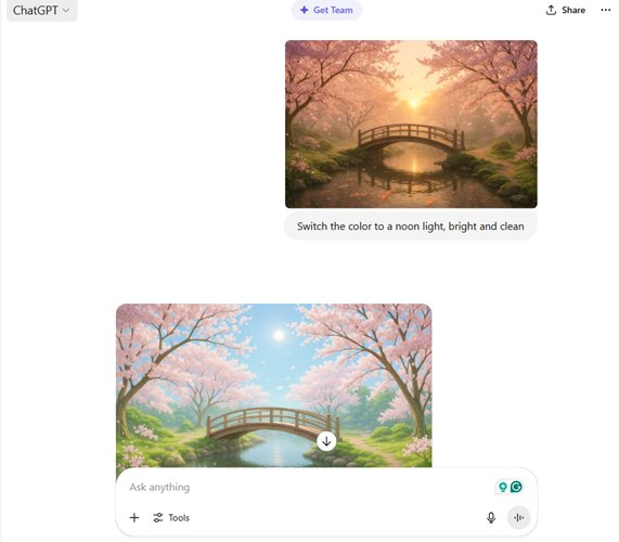 chatgpt photo editing prompts free