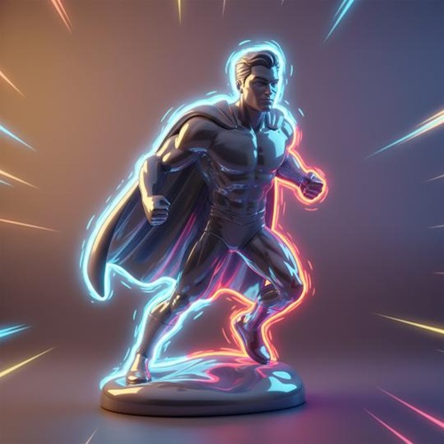 nano banana prompt cartoon glow effect