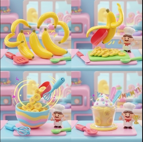 nano banana prompt cartoon recipe tutorial