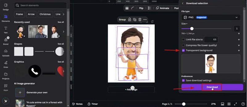 photo to caricature maker online