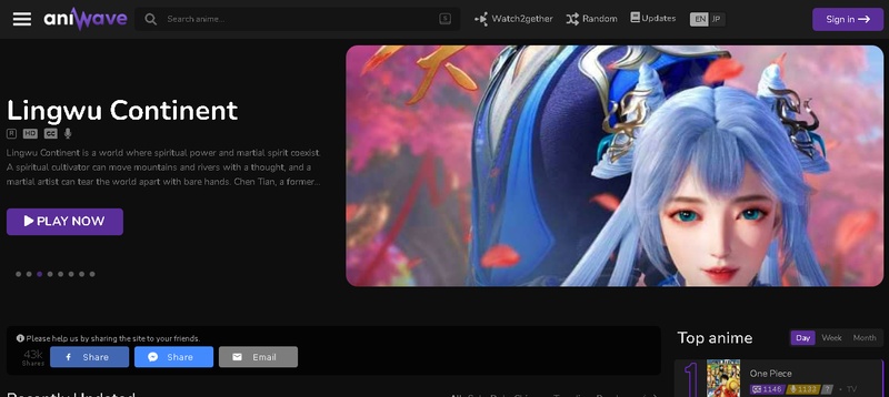 aniwatch 類似サイト Aniwave