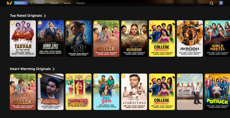 ibomma alternative sonyliv