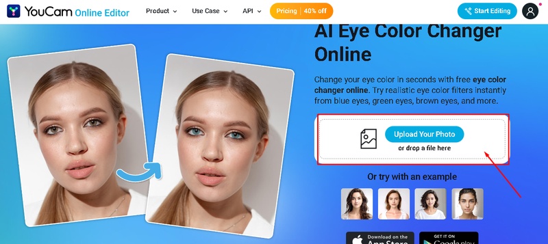 ai laser eyes filter