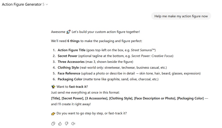 chatgpt action figure generator detail